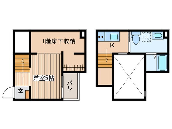 LavitaⅡの物件間取画像